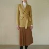 [STEP AROUND] FW 21 HANDMADE WOOL BELT JACKET_BUTTER Best Sellers