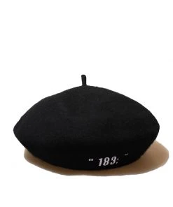 [SLEEPY SLIP]Seasonless 183; WOOL BLACK BERET SLEEPYS SLIP