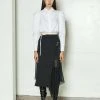 [ZONON] FW 21 DETACHABLE STRING CROPPED SHIRTS WHITE
