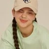 [ROCCI ROCCI] Seasonless RCC Logo Ball Cap [CREAM BEIGE]