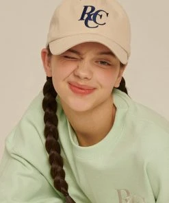 [ROCCI ROCCI] Seasonless RCC Logo Ball Cap [CREAM BEIGE]