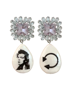 [HURJABOYACC] Seasonless Punk Earrings _ Punk Series_Pink