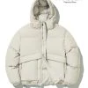 [CODEGRAPHY] Winter 21 Utility Duck Down Hooded Short Padded Jacket_Beige Best Sellers