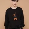 [DXOH] Seasonless BEAR EMBROIDER MTM [BLACK] Best Sellers