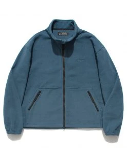 [C ROUTINE] FW 21 C-ROUTINE FLEECE JIP-UP JACKET-TEAL