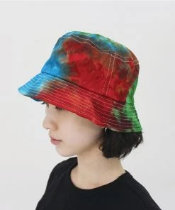 [CONECTX] Seasonless ONLY ONE TIE-DYE BUCKET HAT MULTI_BOLD LINE