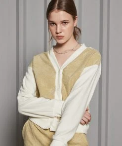 [LARTIGENT] FW 21 PATTERN CARDIGAN(OLIVE GREEN)