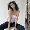 [GLOWNY] FW 21 TOASTY TUBE TOP - PINK