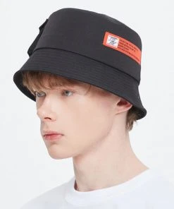 [BADINBAD] Seasonless MINIMAL POCKET BUCKET HAT_BLACK