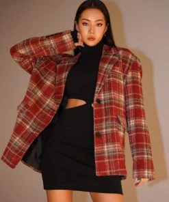 Best Sellers [BABLETWO] FW 21 X Kyla Corste Wool Jacket (RED)