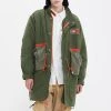 BAD IN BAD [BADINBAD] FW 21 COLOR BLOCK COTTON PARKA_KHAKI