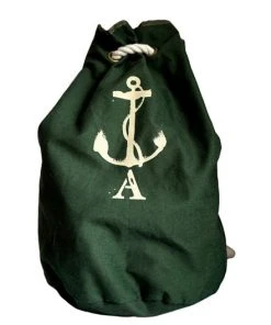 [GINGHAMBUS] Seasonless Navy Duffle Bag(khaki)