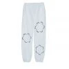 Best Sellers [OY] Winter 21 ROUND LOGO JOGGER PANTS-WHITE