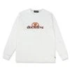 Best Sellers [DUCKDIVE] FW 21 DLink Logo Long Sleeve T-shirt White