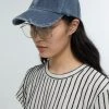 [GIMMETHEYOUNG] Seasonless G_COTTON DAMAGE CAP / BLUE