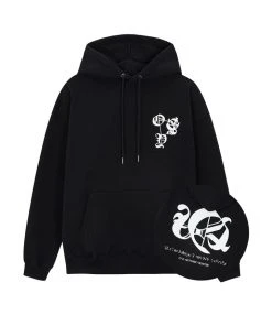 [OY] Winter 21 DEVIL LOGO HOODIE-BLACK