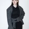 [BABLETWO] FW 21 Fantasia Corset Wool Jacket (BLACK)