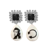 [HURJABOYACC] Seasonless Punk Earrings _ Punk Series_Black