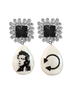 [HURJABOYACC] Seasonless Punk Earrings _ Punk Series_Black