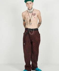 Best Sellers [FM91.02] FW 21 3 BUTTONS CLUB PANTS_Leopard
