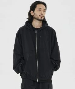 Best Sellers [HAVEOFFDUTY] FW 21 NYLON WORK HOODIE JACKET (BLACK)