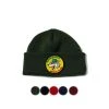 [GINGHAMBUS] Seasonless Vintage Wappen Wolf Short Beanie(5color) Best Sellers