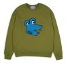 YOUTH BATH Best Sellers [YOUTHBATH] FW 21 DINO OVER-FIT SWEATSHIRT_OLIVE