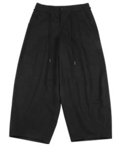 Best Sellers [AJO BY AJO] FW 21 Oversized Cotton Nylon Pants [Black]