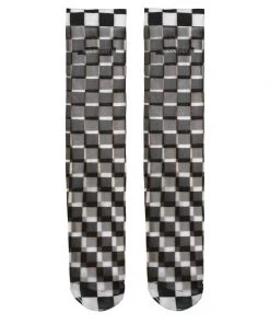 [ODD ONE OUT] Seasonless Check See-through Socks_Black