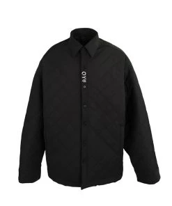 [OY] FW 21 METAL QUILTING SHIRTS-BLACK