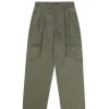 Best Sellers [DUCKDIVE] FW 21 Button Tapered Cargo Pants Khaki