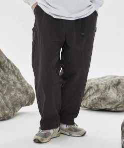 Best Sellers [HAVEOFFDUTY] FW 21 MAGNETIC BUCKLE BELT WORK PANTS (DARK GREY)