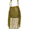 [LECYTO] Seasonless HANDMADE CROCHET FRINGE BAG_[OLIVE]