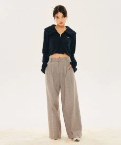 [PLASMASPHERE] FW 21 Poodle Cardigan[Navy] Best Sellers