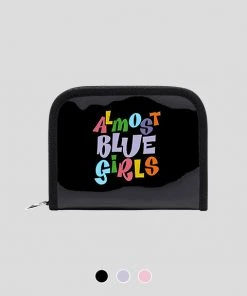 [ALMOSTBLUE] Seasonless ABG ENAMEL HALF WALLET