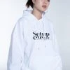 [SETUP EXE] Winter 21 Silver Stitch Logo Hoodie [White] Best Sellers