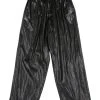 [AJO BY AJO] FW 21 Vegan Leather Oversized Pants [Black]