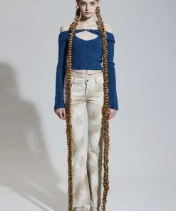 Best Sellers [PAIN OR PLEASURE] FW 21 SIDE CORSET PANTS Beige