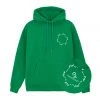 Best Sellers [OY] Winter 21 ROUND LOGO HOODIE-GREEN