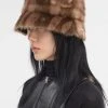[GIMMETHEYOUNG] Seasonless FUR BUCKET HAT / BROWN Best Sellers