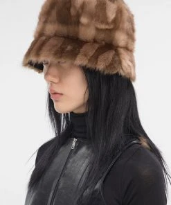[GIMMETHEYOUNG] Seasonless FUR BUCKET HAT / BROWN Best Sellers