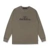 [DUCKDIVE] FW 21 DLink Logo Long Sleeve T-shirt Brown