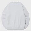 [SAINTPAIN] FW 21 ATHLETIC LOGO CREWNECK-ASH MELANGE Best Sellers