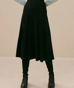 [JOORTI] Winter 21 J860 Pleats Long Skirt (black)