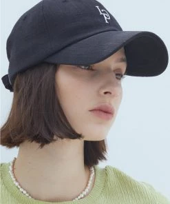 [LARTIGENT] Seasonaless LQ LINEN BALL CAP(BLACK)