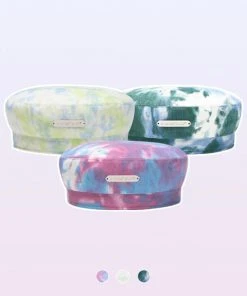 [ALMOSTBLUE] Seasonless TIE DYE BERET