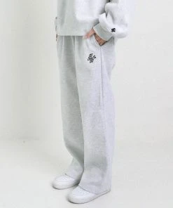 [SEARCH410] Winter 21 KNIT WAFFLE WIDE PT_WHITEGRAY Best Sellers