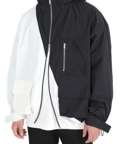 [LANG VERSIO] FW 21 323 Half And Half Windbreaker Jacket Best Sellers