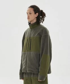 Best Sellers [HAVEOFFDUTY] FW 21 FLEECE NPC CAMPER ZIPUP JACKET(KHAKI)