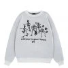 [OY] Winter 21 SKULL FAMILY KNIT-WHITE Best Sellers